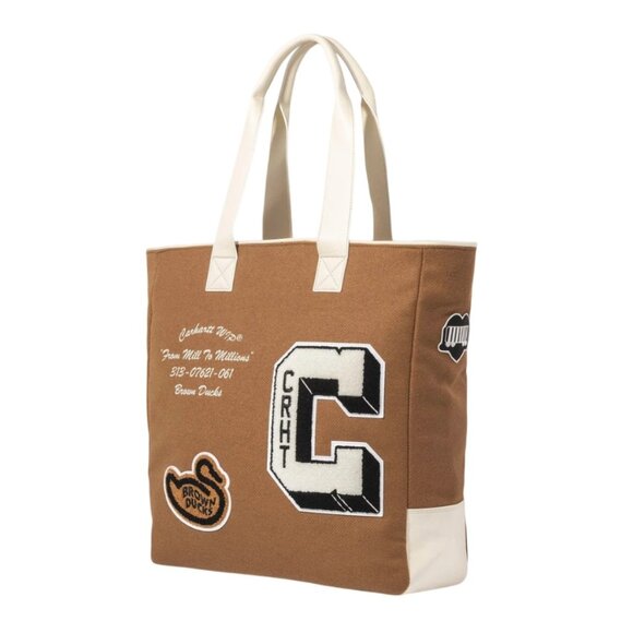 Carhartt WIP Brown Ducks Tote Hamilton Brown / Wax - 1033799 - Picture 3 of 3